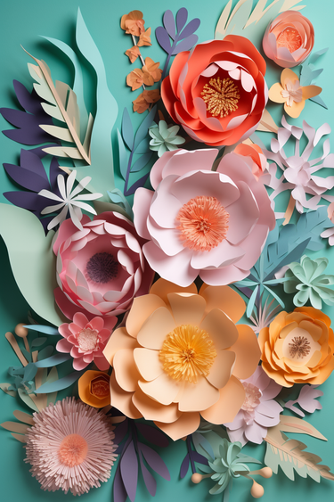 Lebendige Blumenharmonie